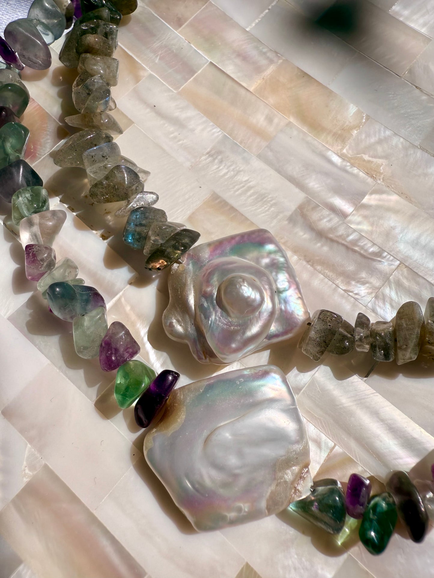 Nasia necklace-Labradorite