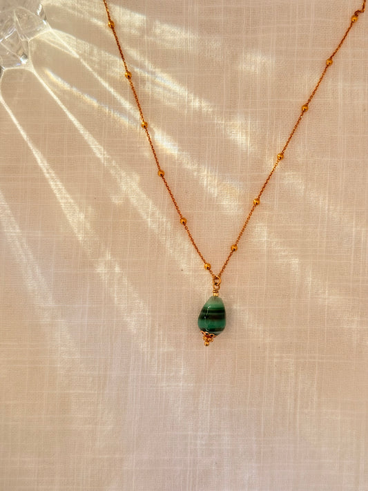 Cornelia pendant necklace-Green