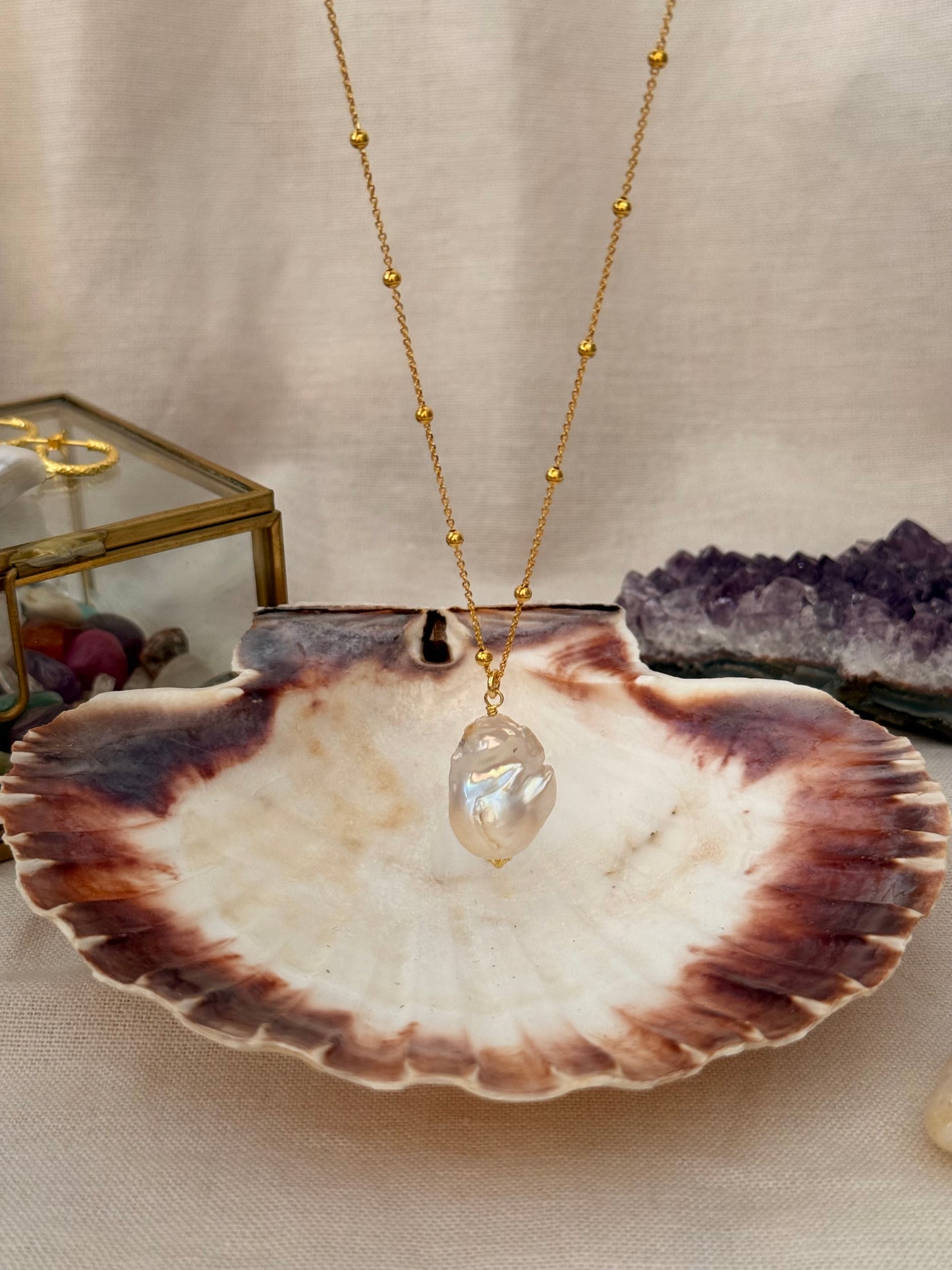 Elodie pearl necklace