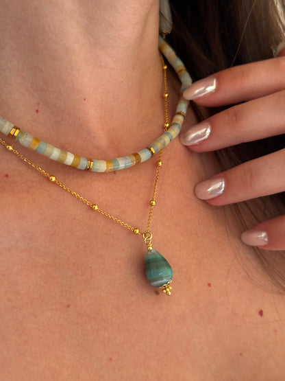 Persa necklace-Amazonite