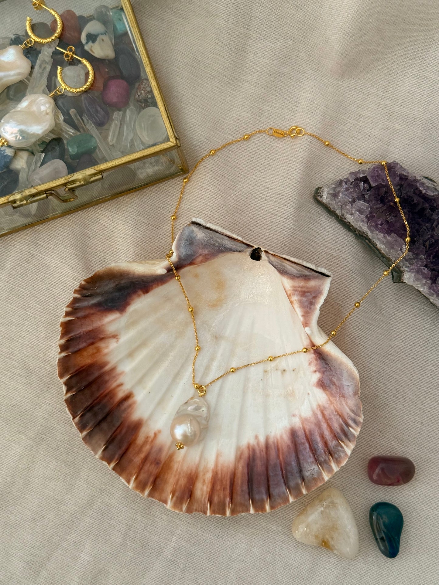 Elodie pearl necklace