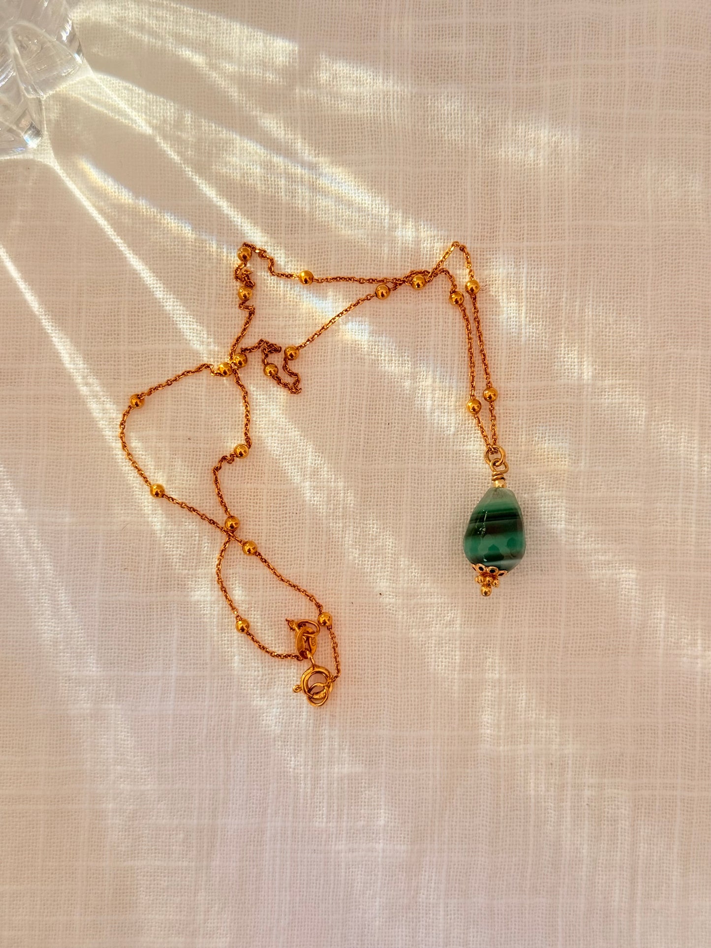Cornelia pendant necklace-Green