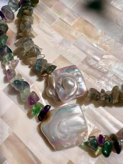 Nasia necklace-Labradorite