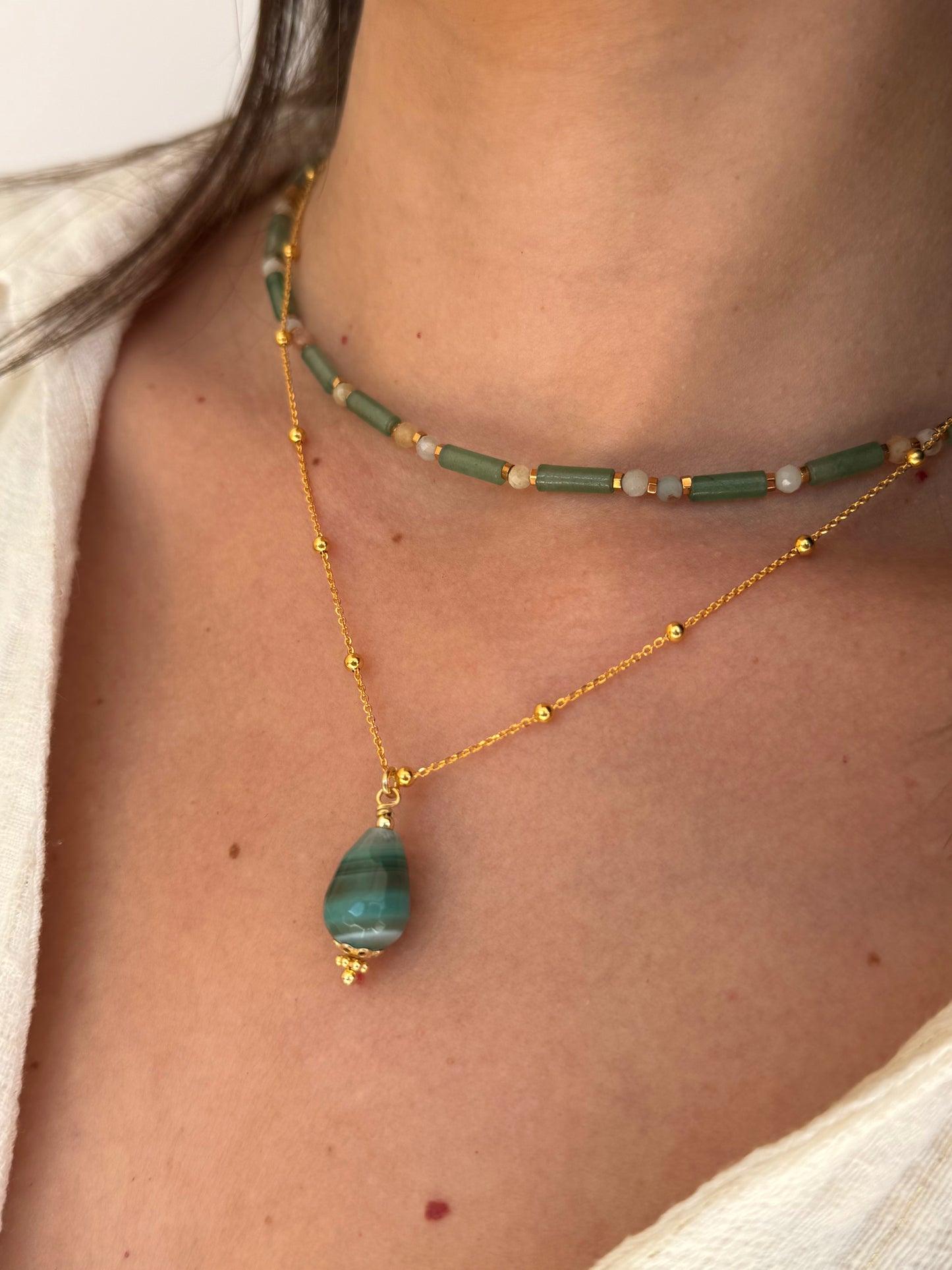 Cindy necklace-Green