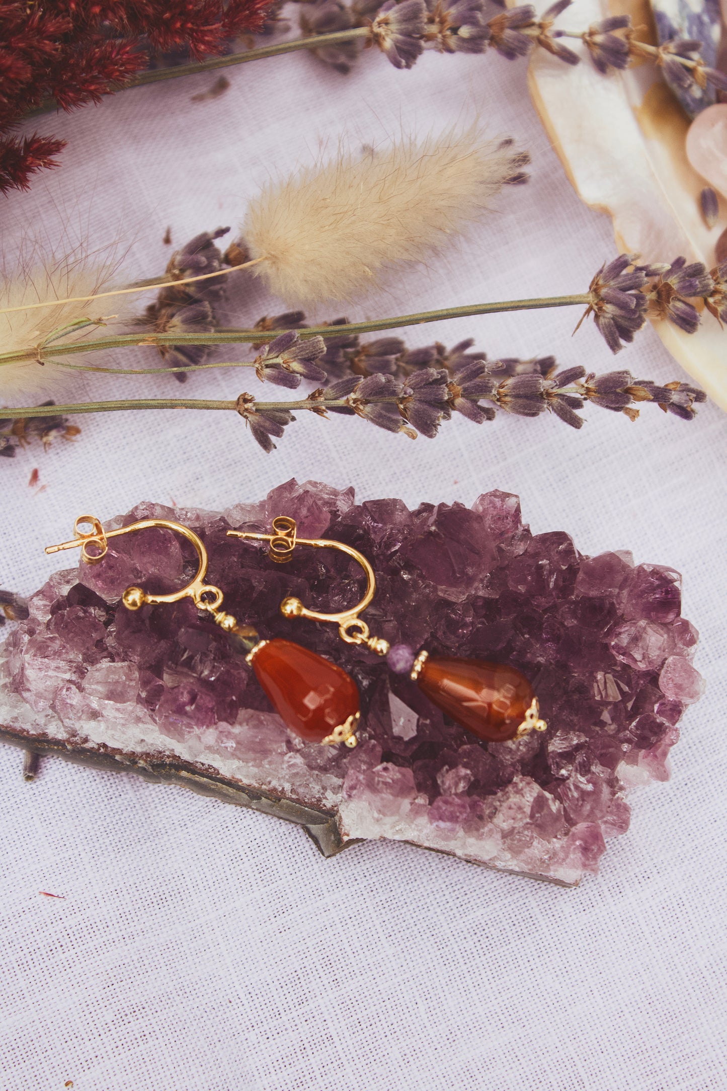 Emilia Earrings-Orange